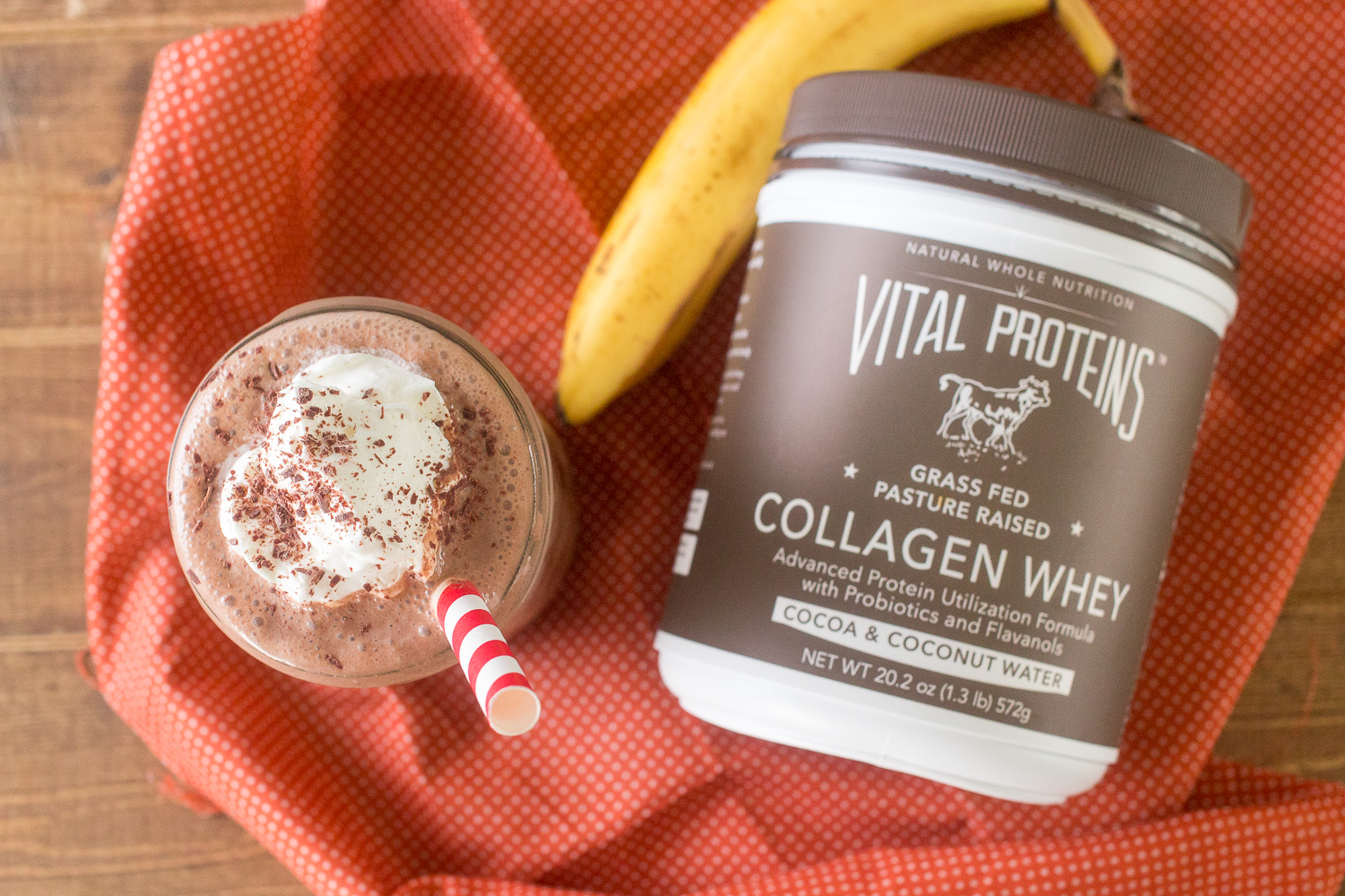 Vital Proteins Collagen Whey Supplement Powder with Probiotics